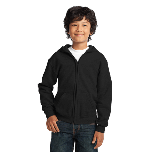 Gildan ® Youth Heavy Blend ™ Full-Zip Hooded Sweatshirt 18600B