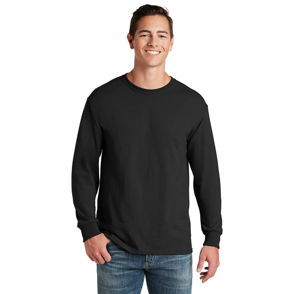 JERZEES ® - Dri-Power ® Active 50/50 Cotton/Poly Long Sleeve T-Shirt ...