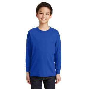 Gildan ® Youth Heavy Cotton ™ 100% Cotton Long Sleeve T-Shirt 5400B
