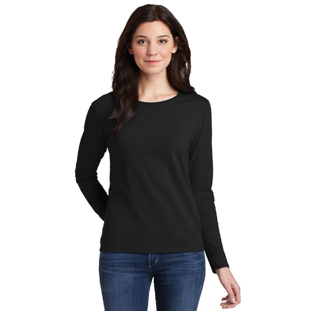 Gildan ® Ladies Heavy Cotton ™ 100% Cotton Long Sleeve T-Shirt