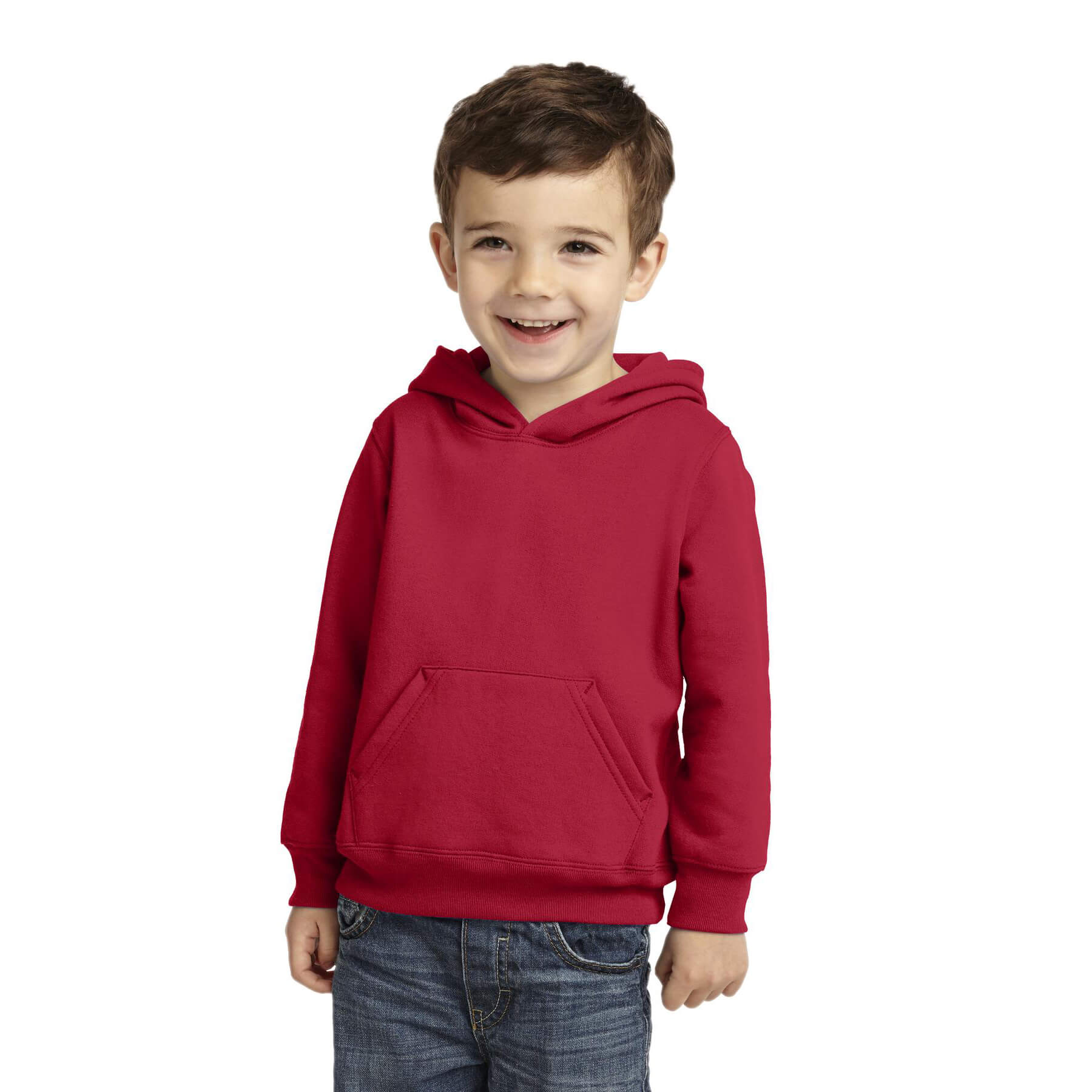 Port & Company ® Toddler Core Fleece Pullover Hooded Sweatshirt ...