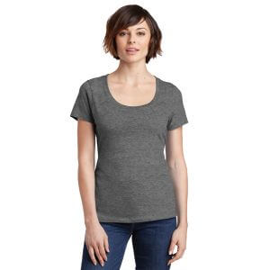 District Made ® Ladies Perfect Weight ® Scoop Tee DM106L