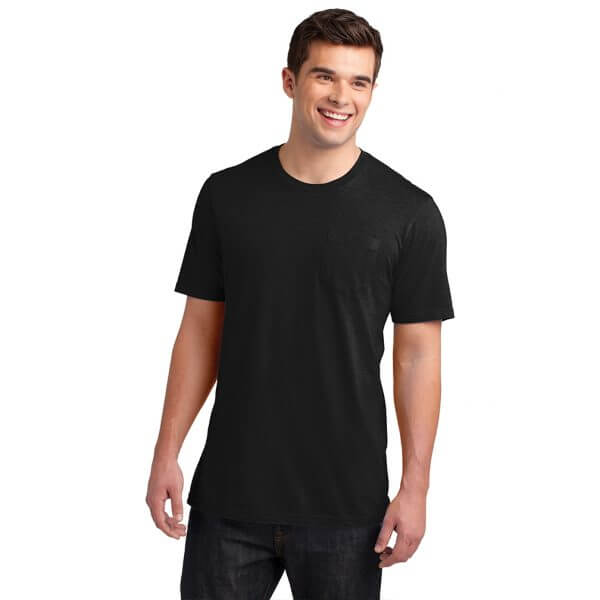 District ® Young Mens Very Important Tee ® with Pocket DT6000P