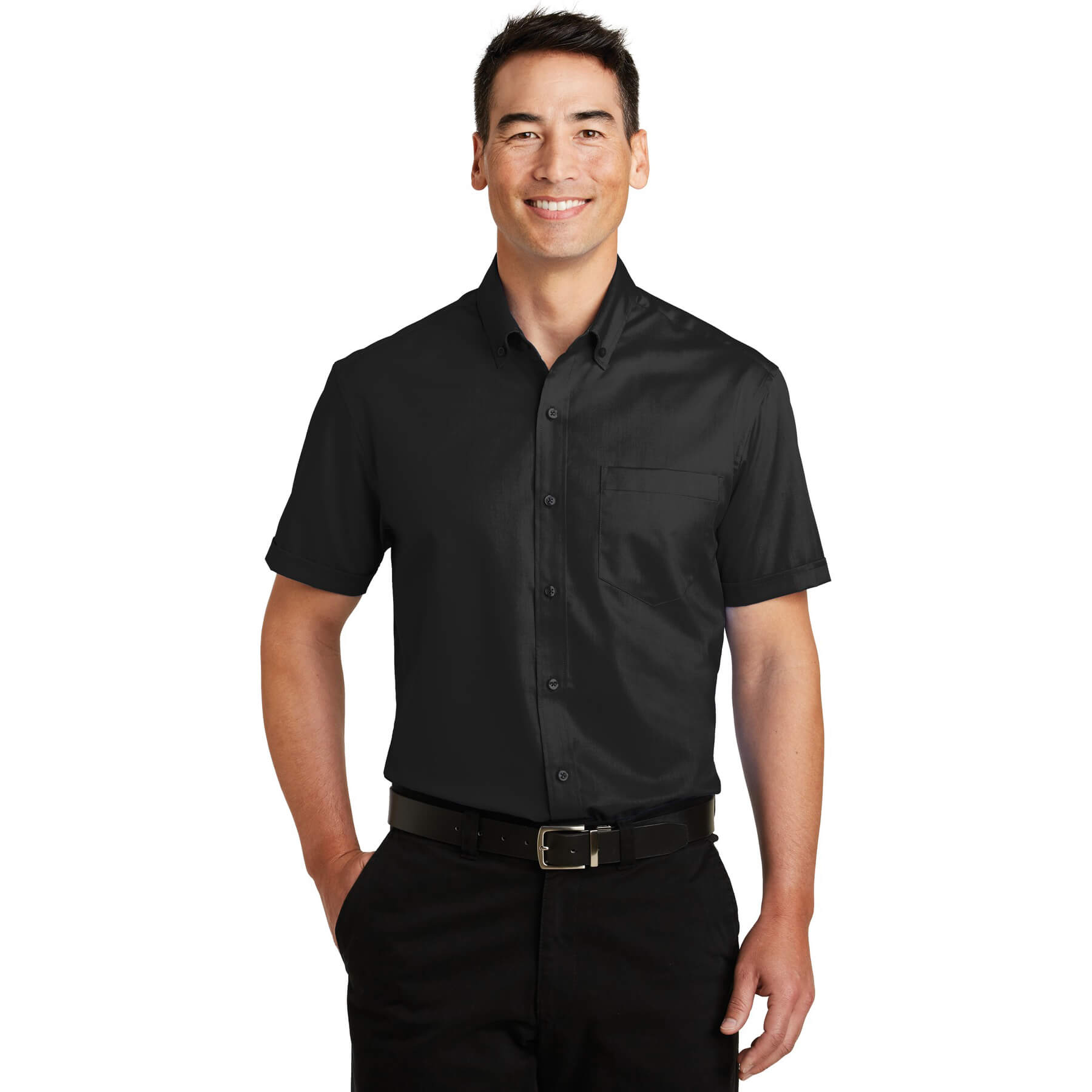 Port Authority ® Short Sleeve SuperPro ™ Twill Shirt - Phelps USA