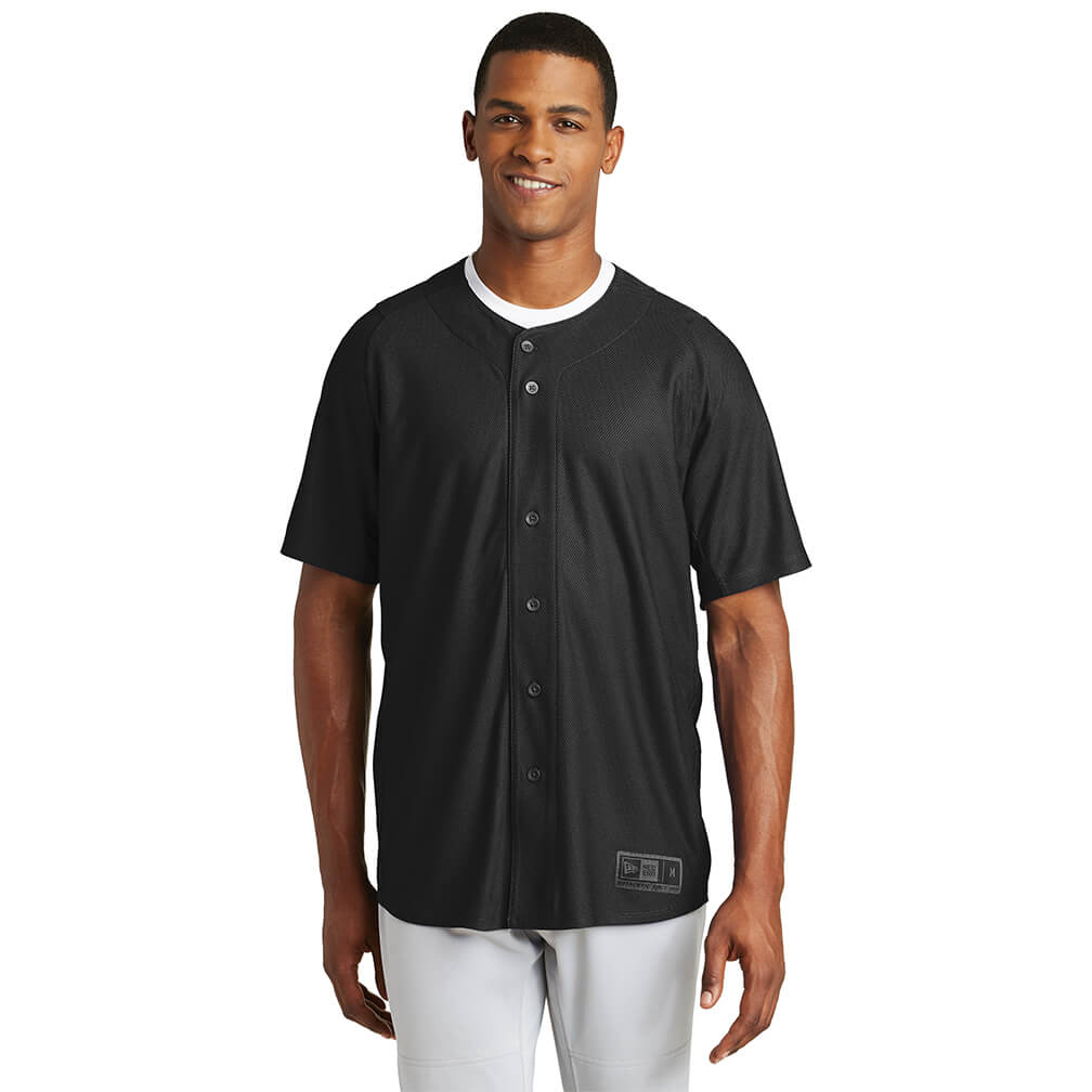 Full-Button Baseball Jersey