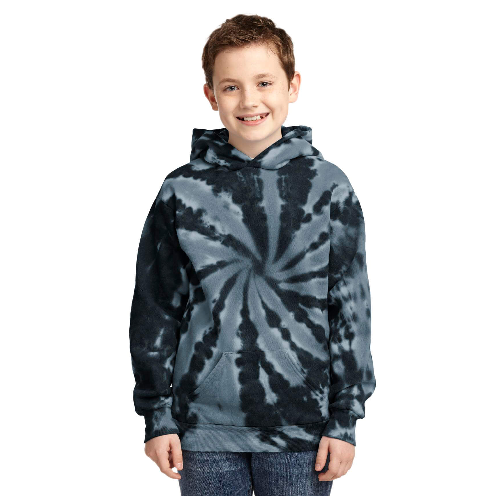 Port & Company ® Youth Tie-Dye Pullover Hooded Sweatshirt - Phelps USA