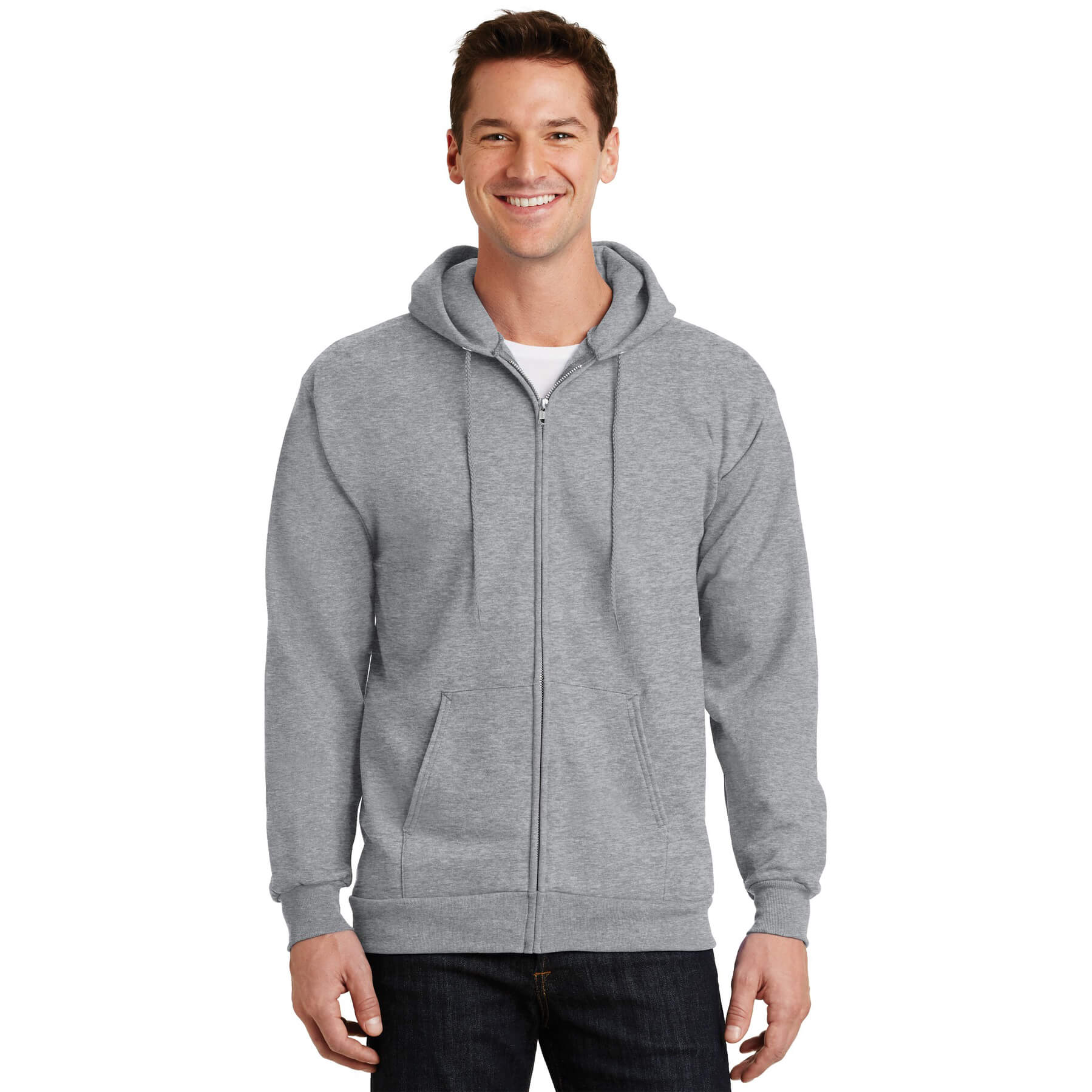 Port & Company ® - Essential Fleece Full-Zip Hooded Sweatshirt - Phelps USA