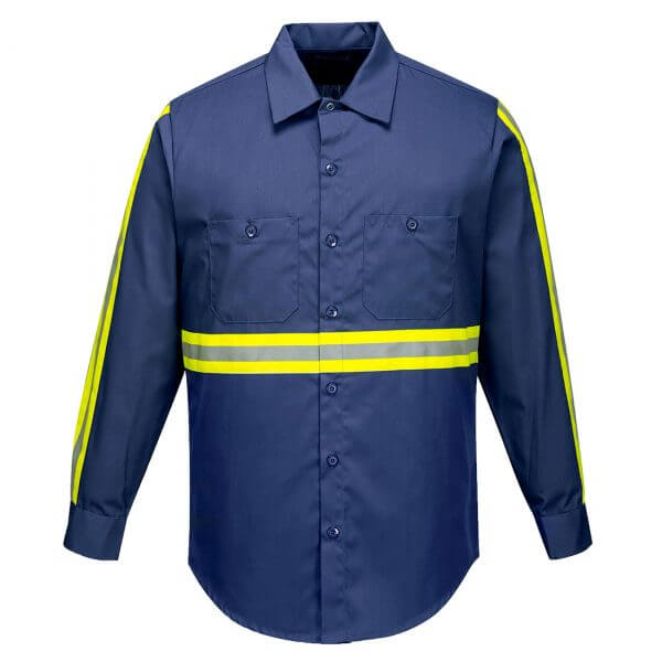 Iona Xtra Long Sleeve Shirt Navy