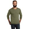 Allmade® Unisex Tri-Blend Long Sleeve Tee Olive You Green