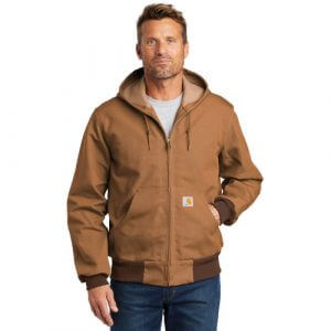 Carhartt ® Tall Thermal-Lined Duck Active Jacket Carhartt Brown