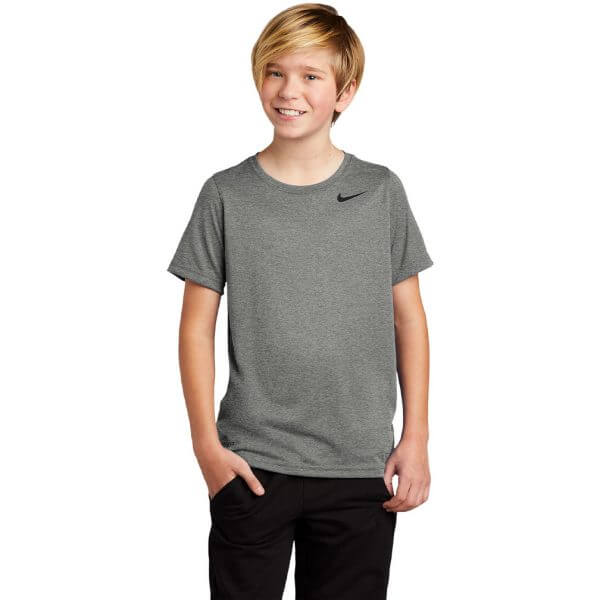 Nike Youth Legend Tee Carbon Heather