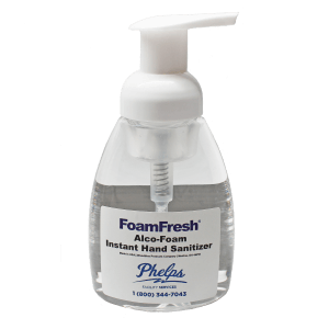 FoamFresh Hand Sanitizer 8oz front