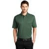Port Authority Heathered Silk Touch Performance Polo Green Glen Heather