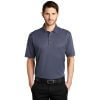 Port Authority Heathered Silk Touch Performance Polo Navy Heather