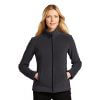 Port Authority Ladies Ultra Warm Brushed Fleece Jacket Graphite/ Deep Black