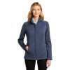 Port Authority Ladies Stream Soft Shell Jacket Dress Blue Navy