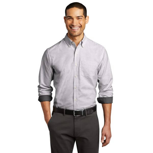 Port Authority® SuperPro™ Oxford Stripe Shirt - Phelps USA
