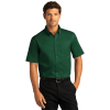 Port Authority Short Sleeve SuperPro React Twill Shirt Dark Green