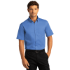 Port Authority Short Sleeve SuperPro React Twill Shirt Ultramarine Blue