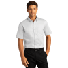 Port Authority Short Sleeve SuperPro React Twill Shirt White