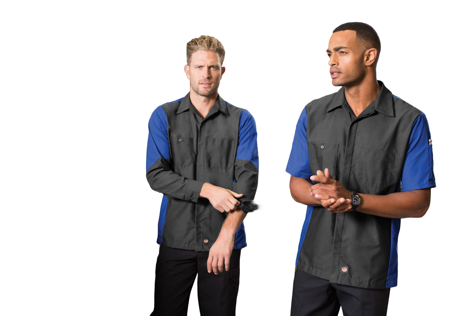 Automotive Workers Dressed in their Rental Gear ready for the Day