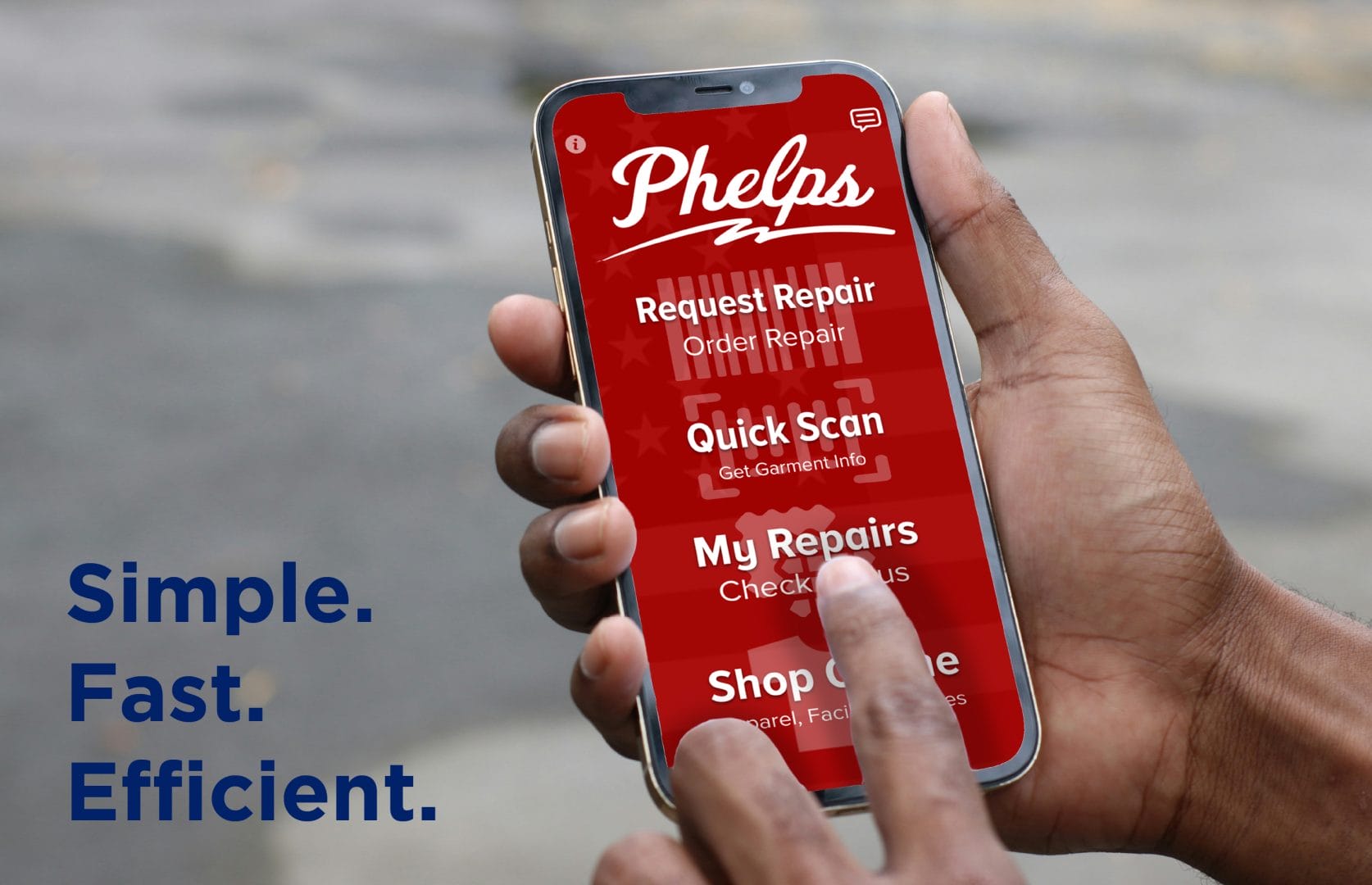 Smart garment repair app, easy to use for garment tracking and repairs