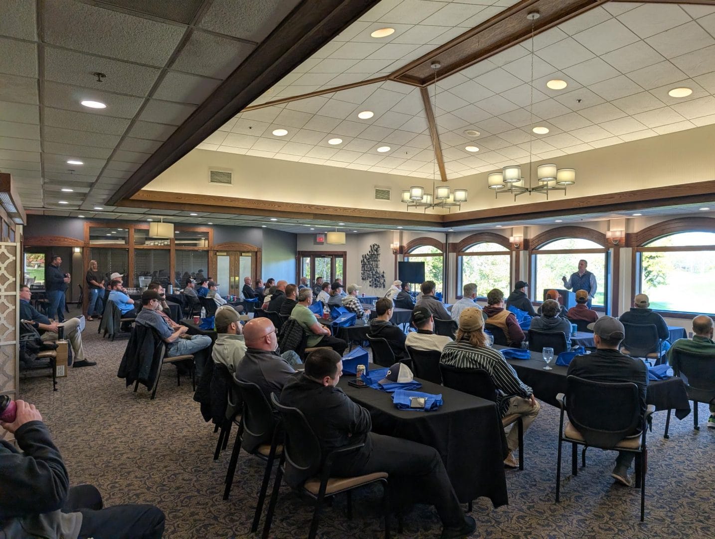 The Phelps Team at their annual service meeting, celebrating wins and looking to grow and learn for the next year.