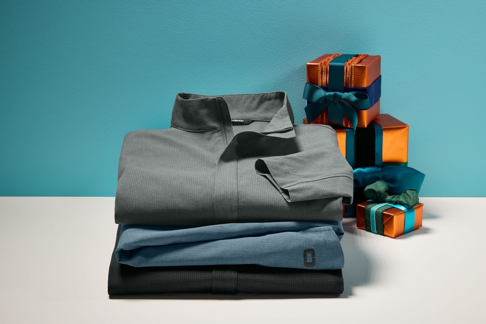 Branded polos as holiday gifts
